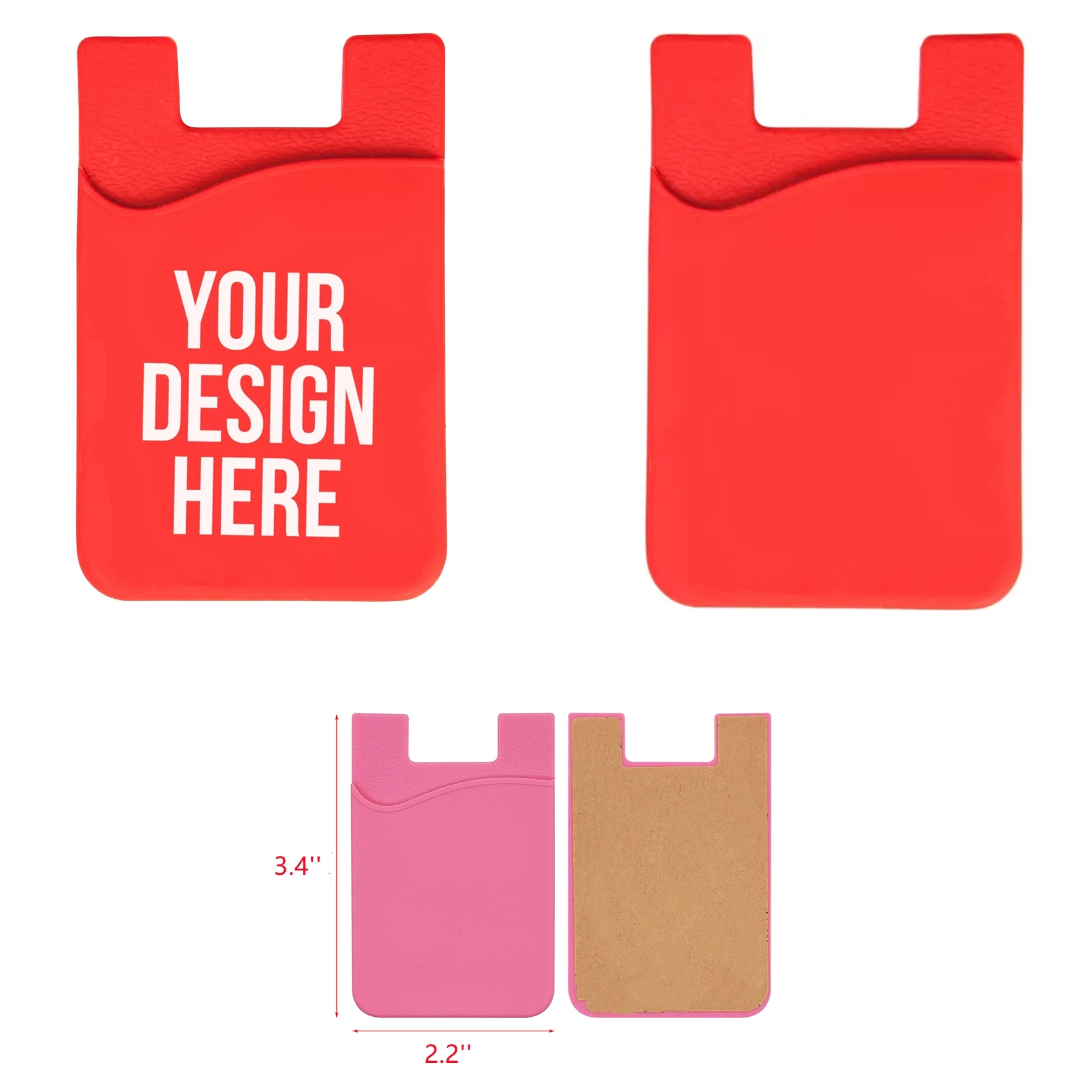 Adhesive Smart Phone Card Holder 2