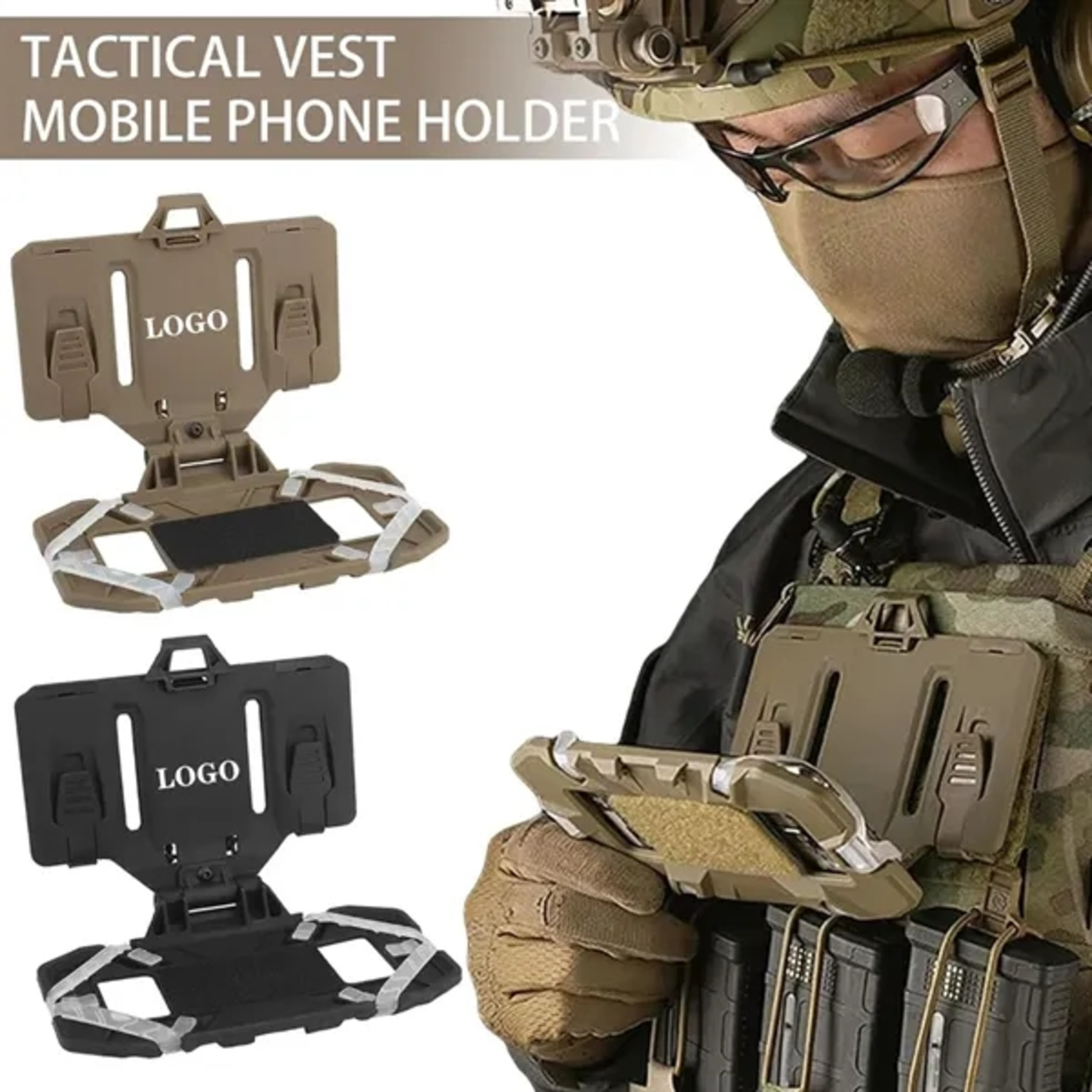Folding Tactical Phone Holder 2