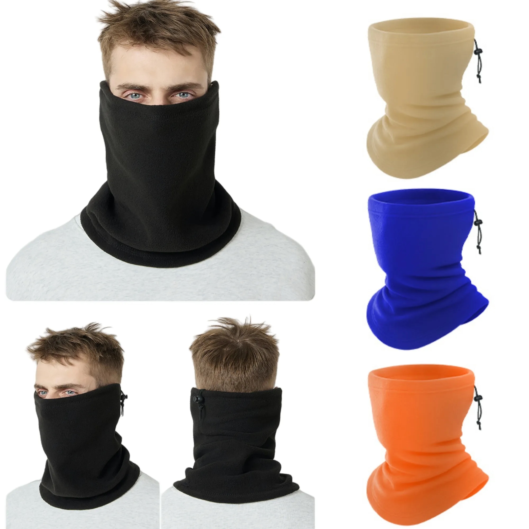 2 Layer Fleece Multifunctional Neck Gaiter Winter Balaclava 6