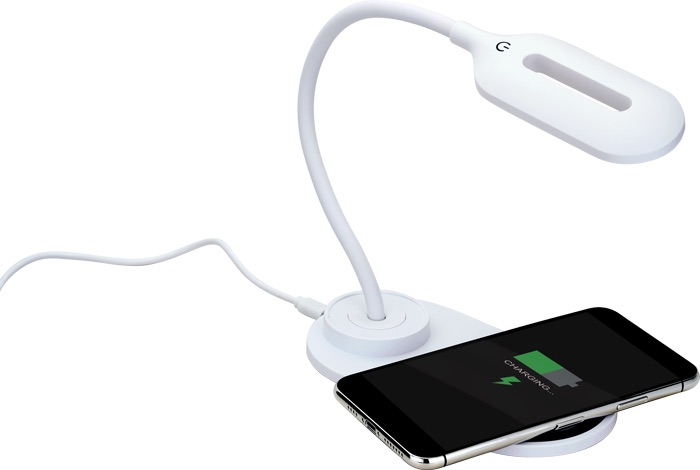 LED Desk Lamp with Wireless Charger 2