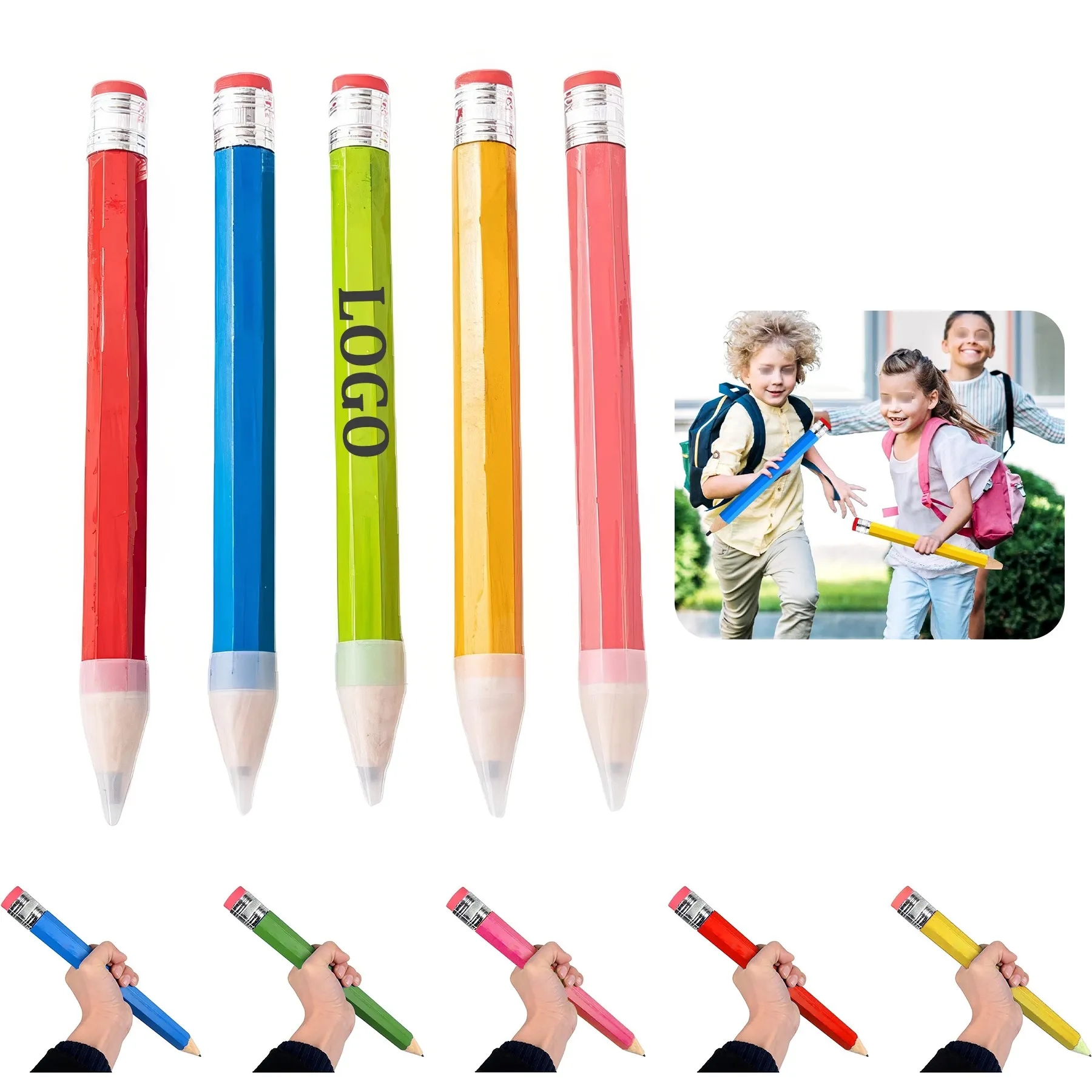 Wooden Jumbo Pencils 5