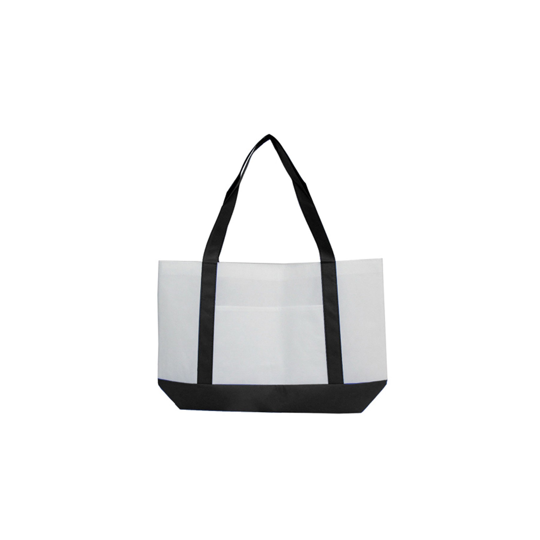 Two Tone Non Woven Open Tote 4