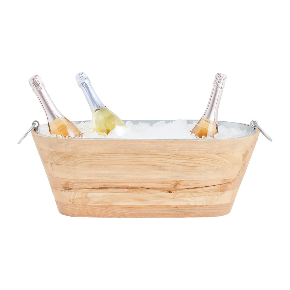 Ash Wood Beverage Tub 3