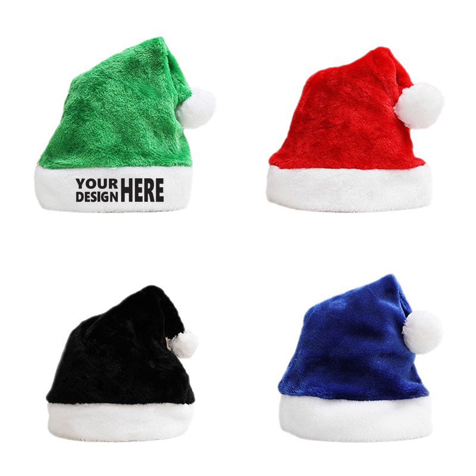 Classic Adult Santa Hat 1