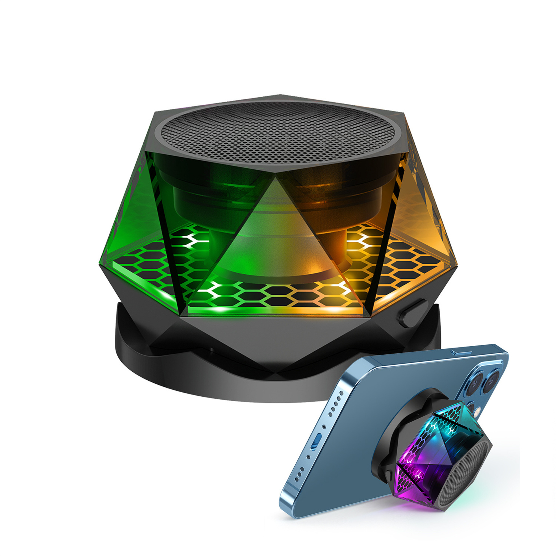 Magnetic Phone Holder Bluetooth Speaker 4