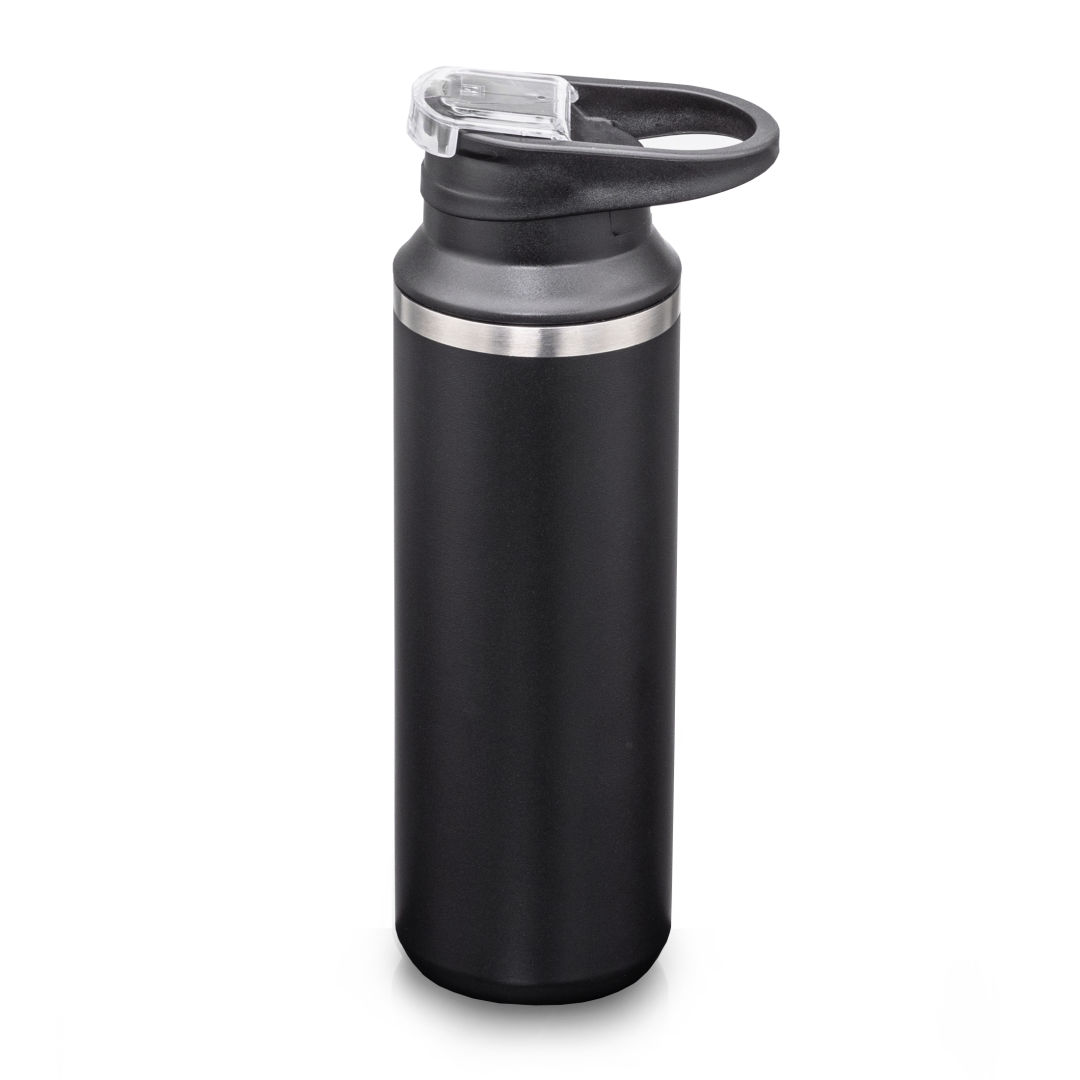 Della SS Water Bottle w/Handle & Flip Top - 17oz, custom water bottle with logo imprint 4