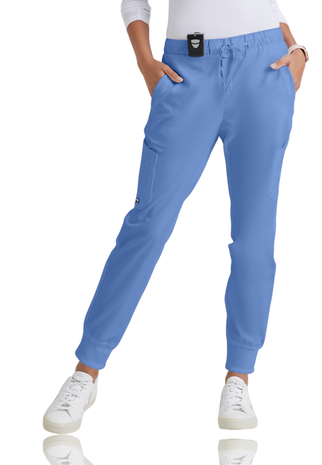 Grey's Anatomy Classic - Women's Five-Pocket Mid-Rise Kira Jogger Scrub Pant 17