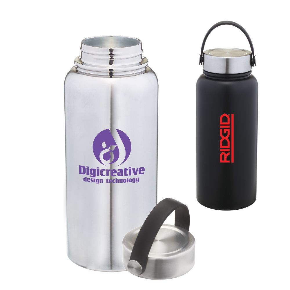 32 Oz. Colossus Double Walled Water Bottle, custom water bottle with logo imprint 2