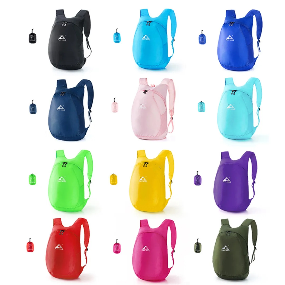 Foldable Waterproof Backpack Lightweight Camping Travel Bag 6