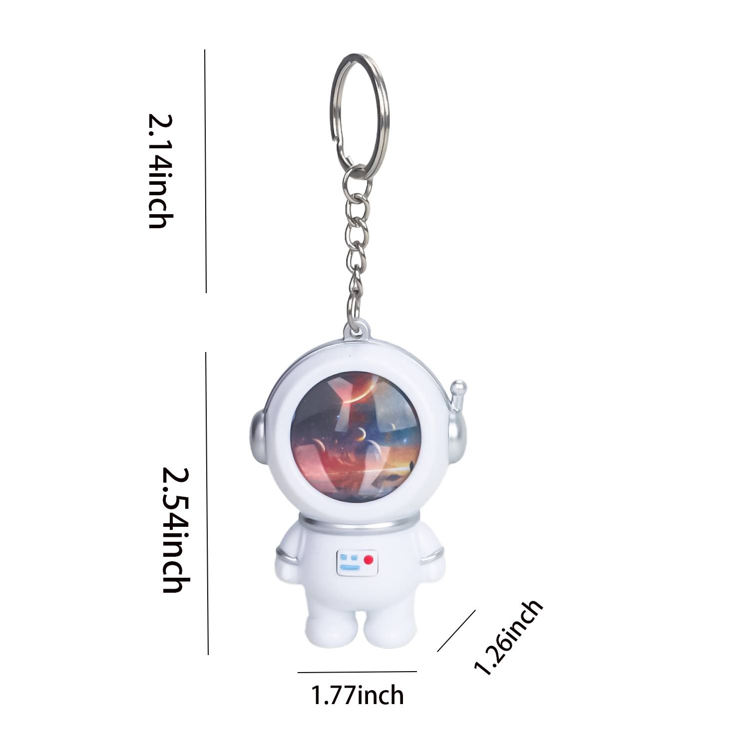 Astronaut LED Night Light Keychain Pendant 1