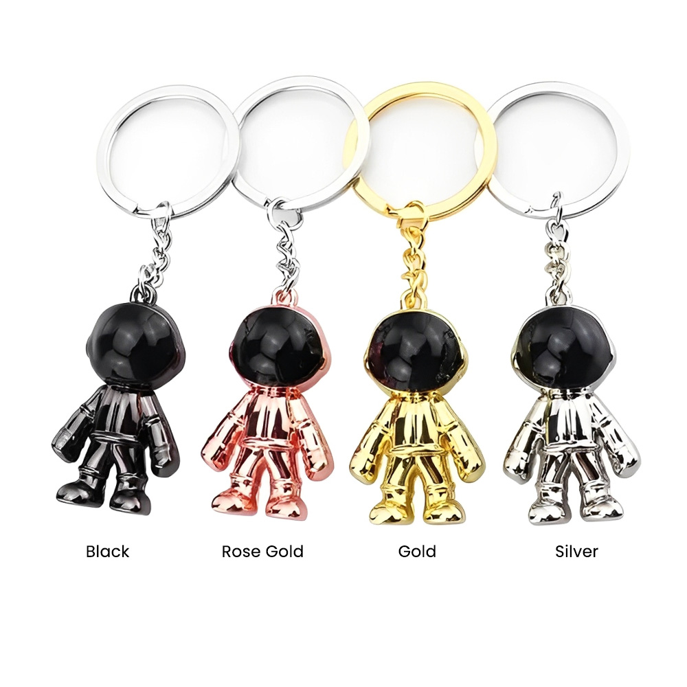 Metal 3D Astronaut Key Chain Pendant 4