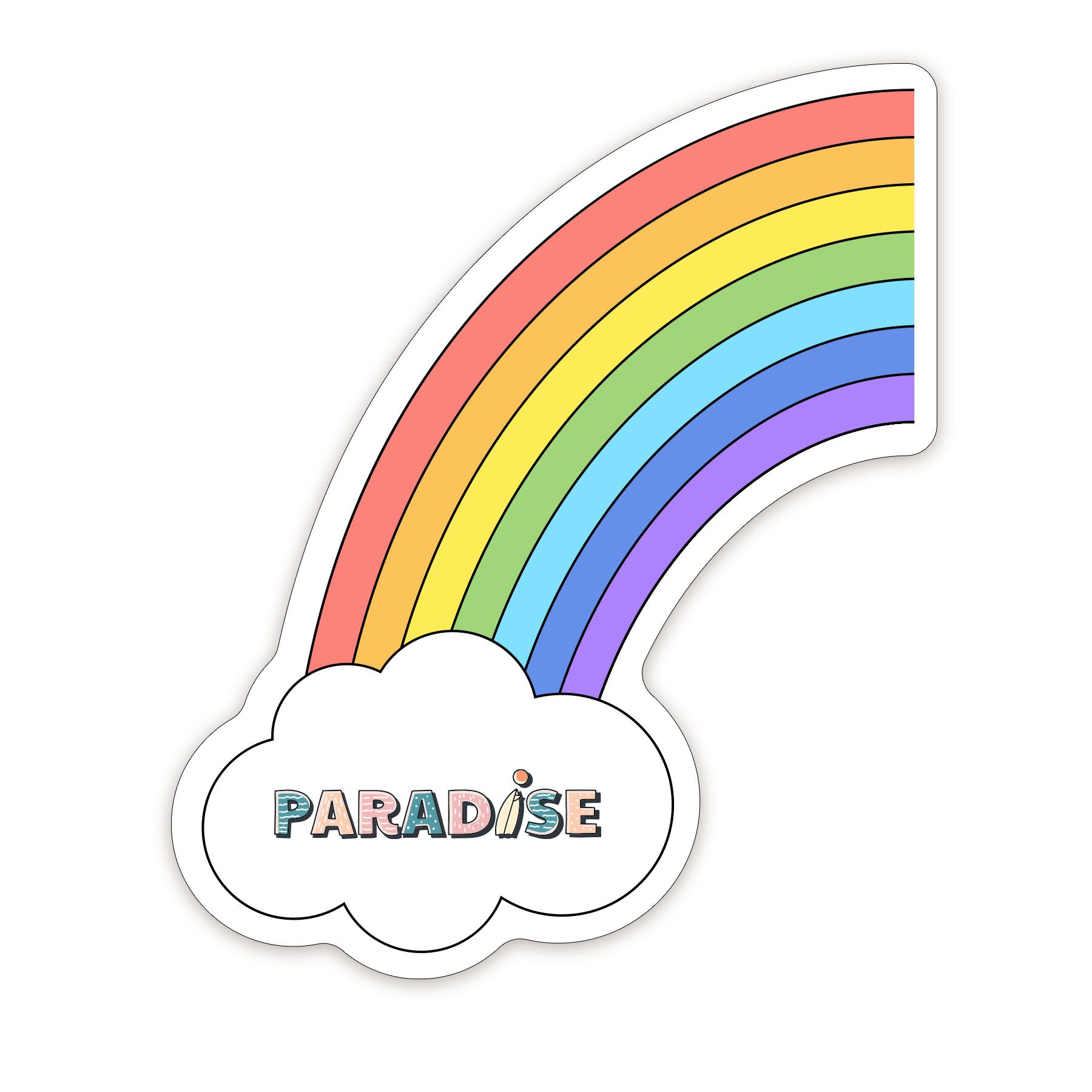 Rainbow Shaped NoteKeeper™ Magnet 35 Mil 2