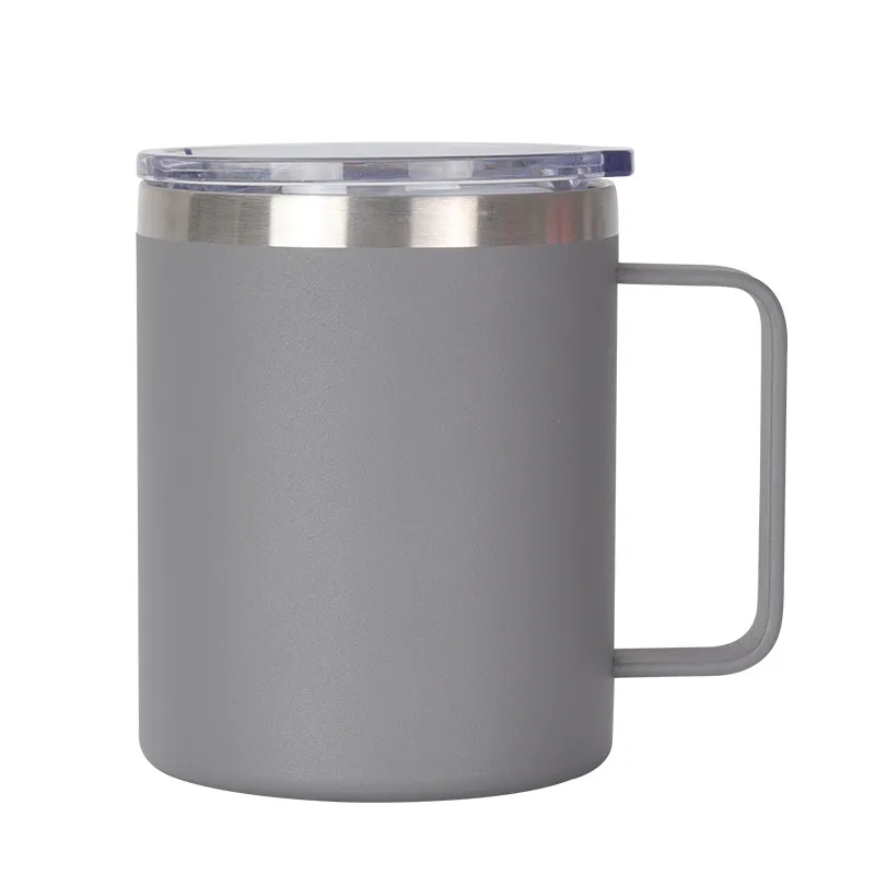 14 Oz. Stainless Steel Cup with Handle 6