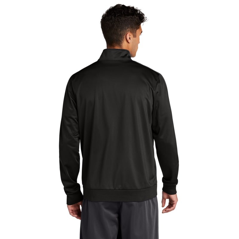 Sport-Tek Tricot Sleeve Stripe Track Jacket. 10