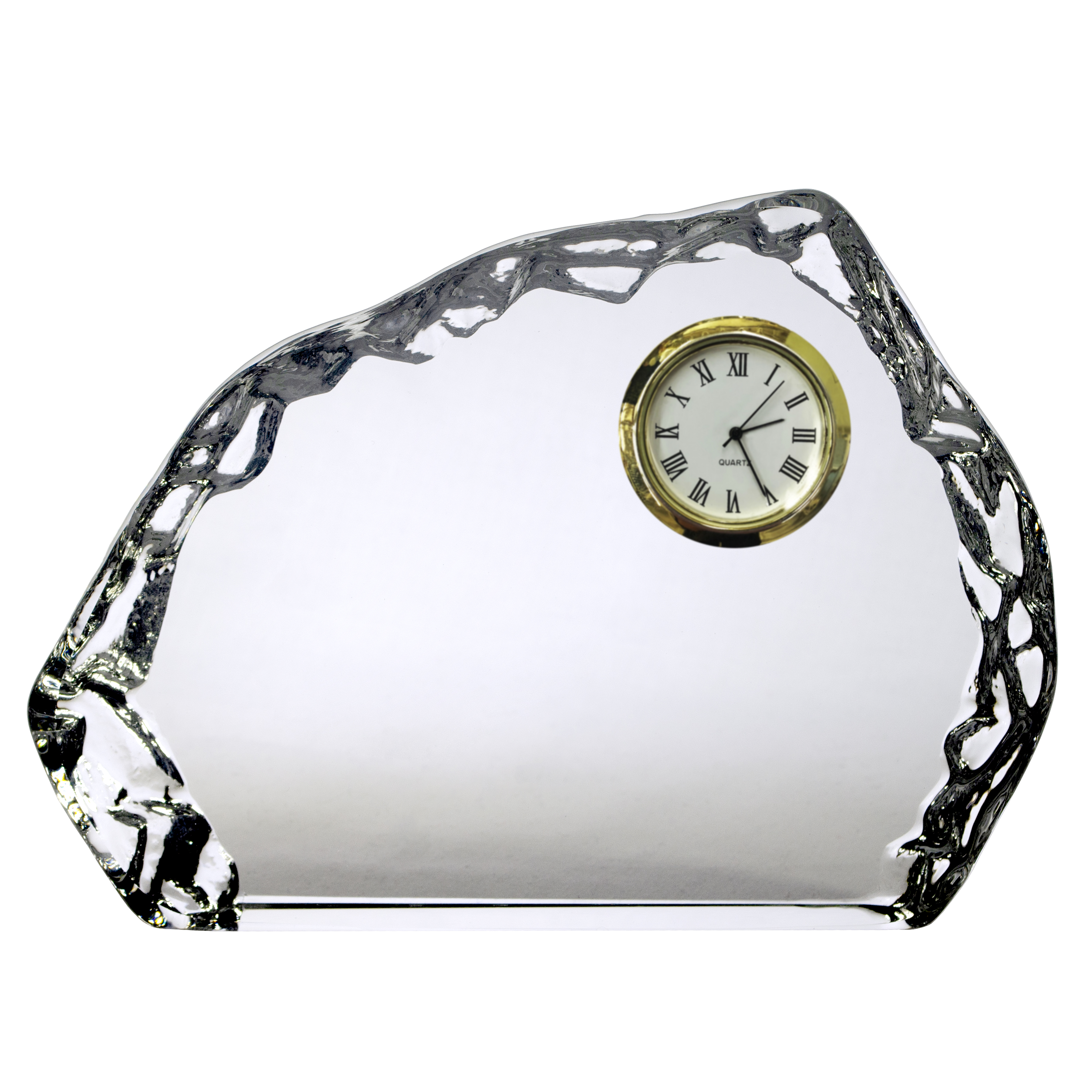 Horizontal Optical Crystal Iceberg Clock Award 2