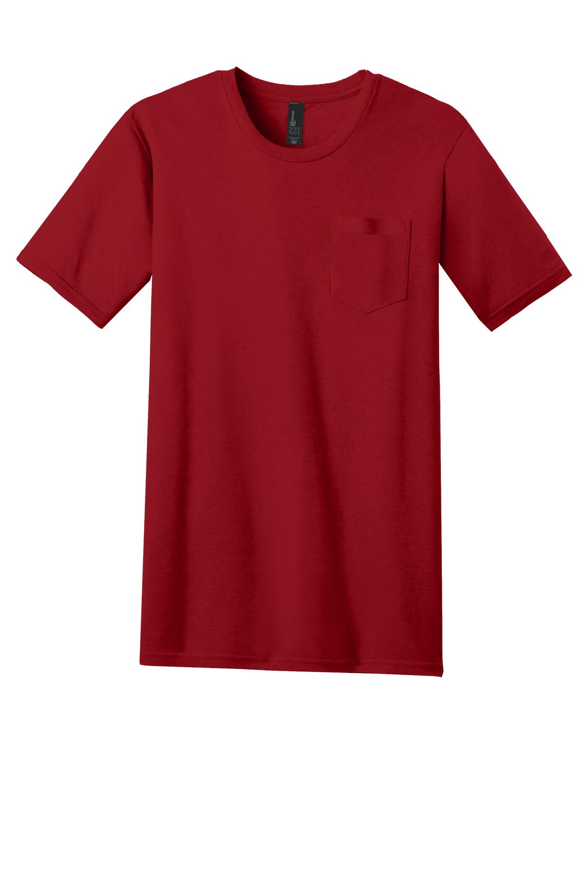 District Very Important Tee with Pocket. DT6000P 43