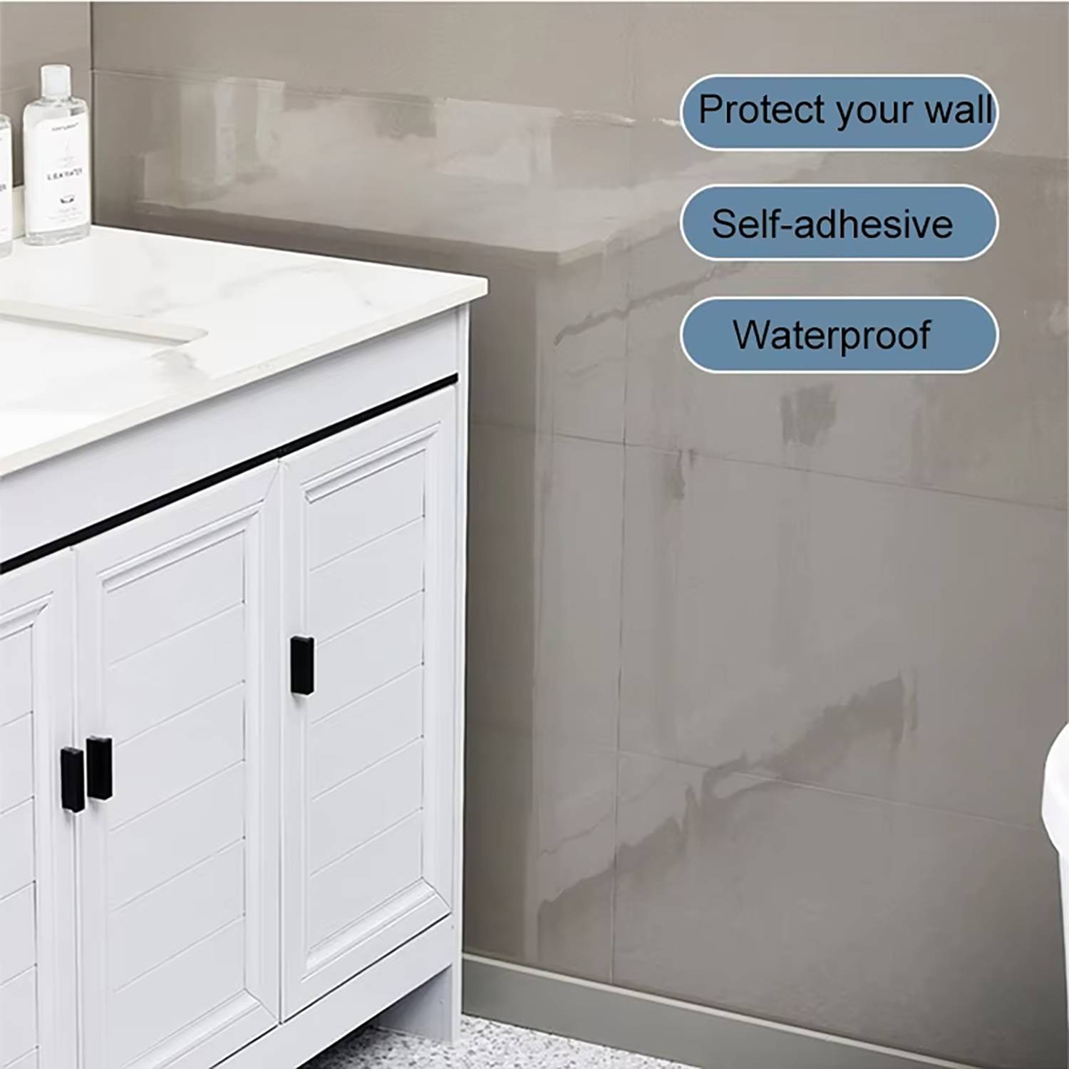 Waterproof And Oilproof Kitchen Transparent Wall Sticker 7