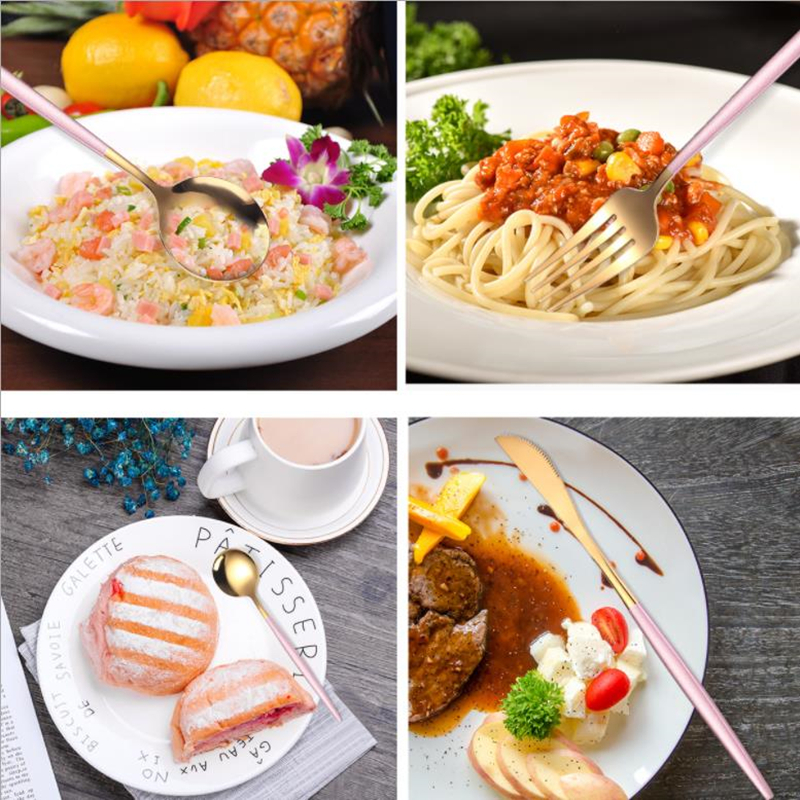 5pcs Stainless Steel Silverware Gift Set 4