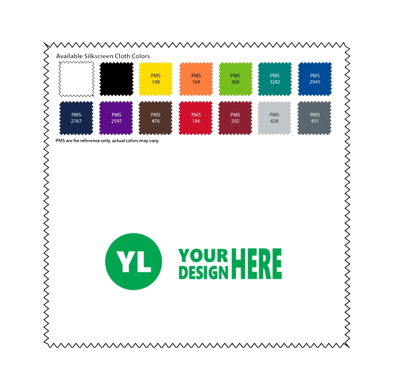 6"x 6" Microfiber eyewear cloth - 2 Color Silkscreen