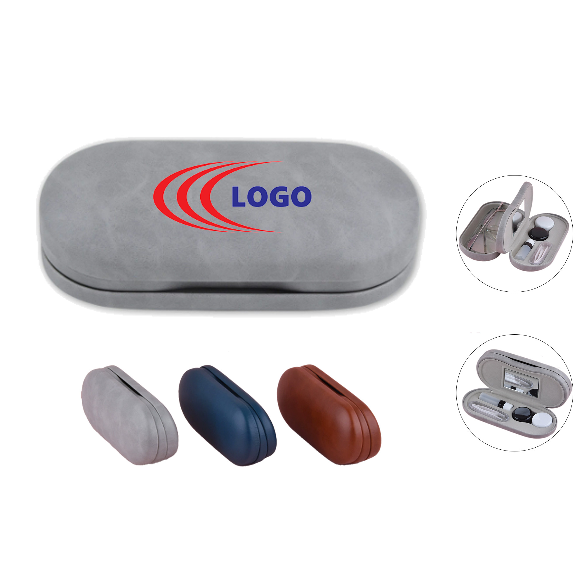 Double-Layer Dual-Purpose Eyeglass Case 2