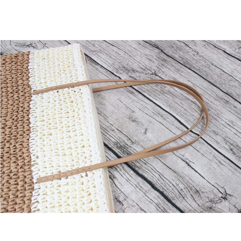 Retronatural Straw Hand Woven Round Handle Handbags 1