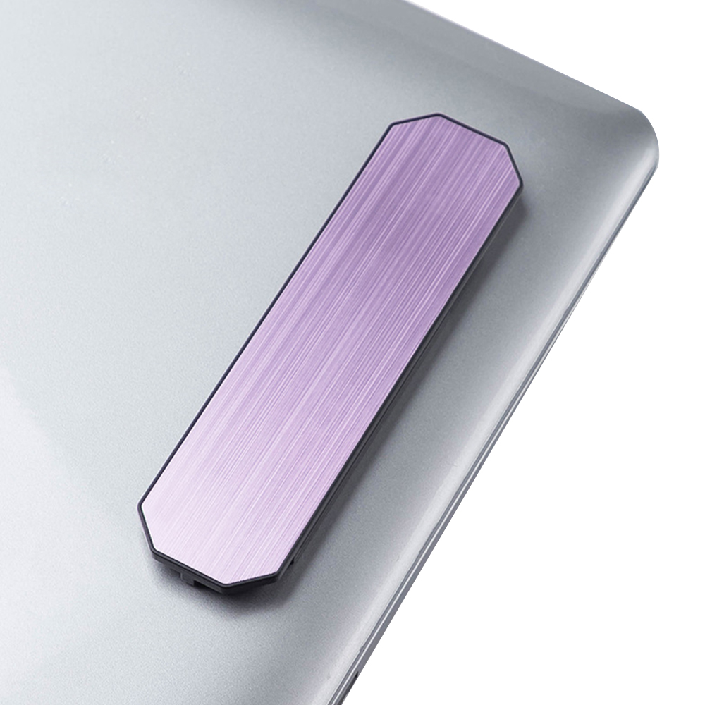 Striped portable plastic magnetic adhesive computer phone stand 3