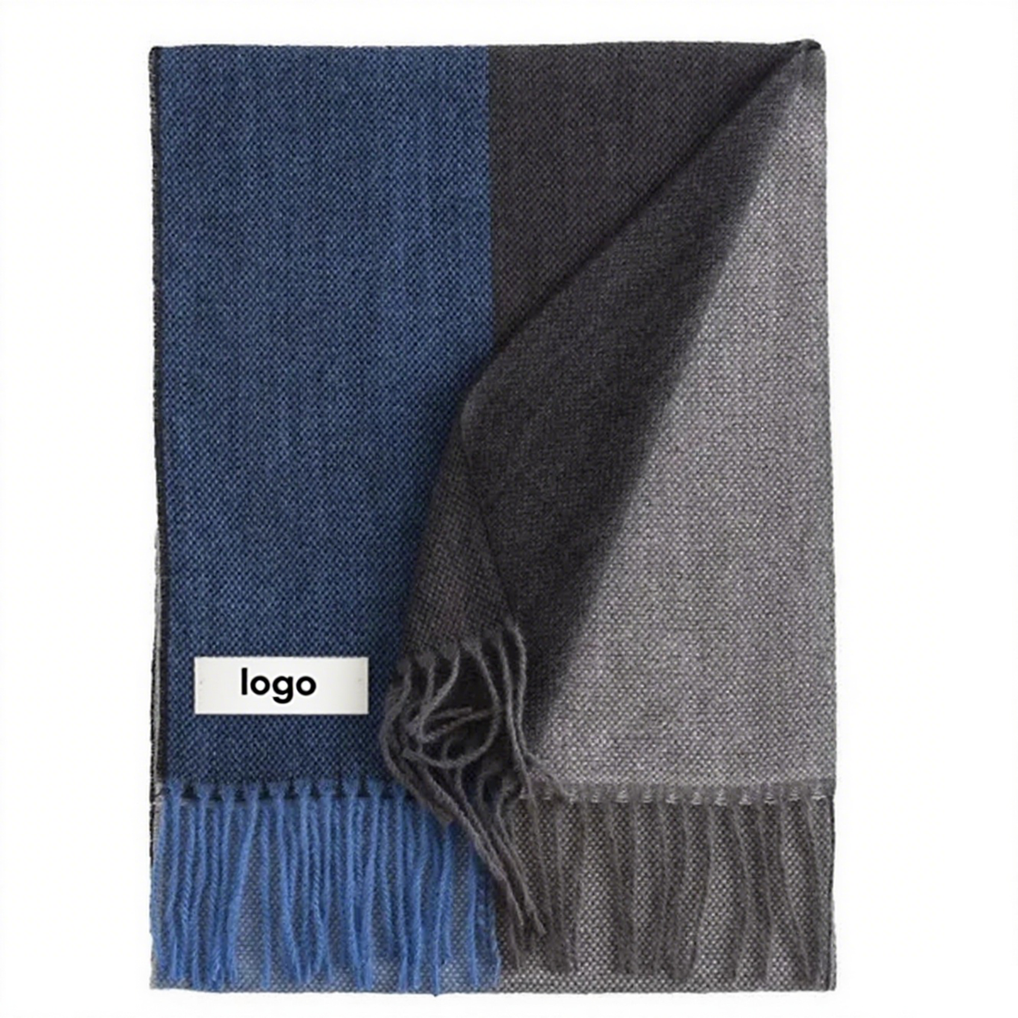 Winter Plaid Faux Cashmere Scarf 2
