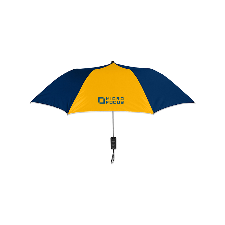 Elite Compact Folding Umbrella - 2 Color Panels 18