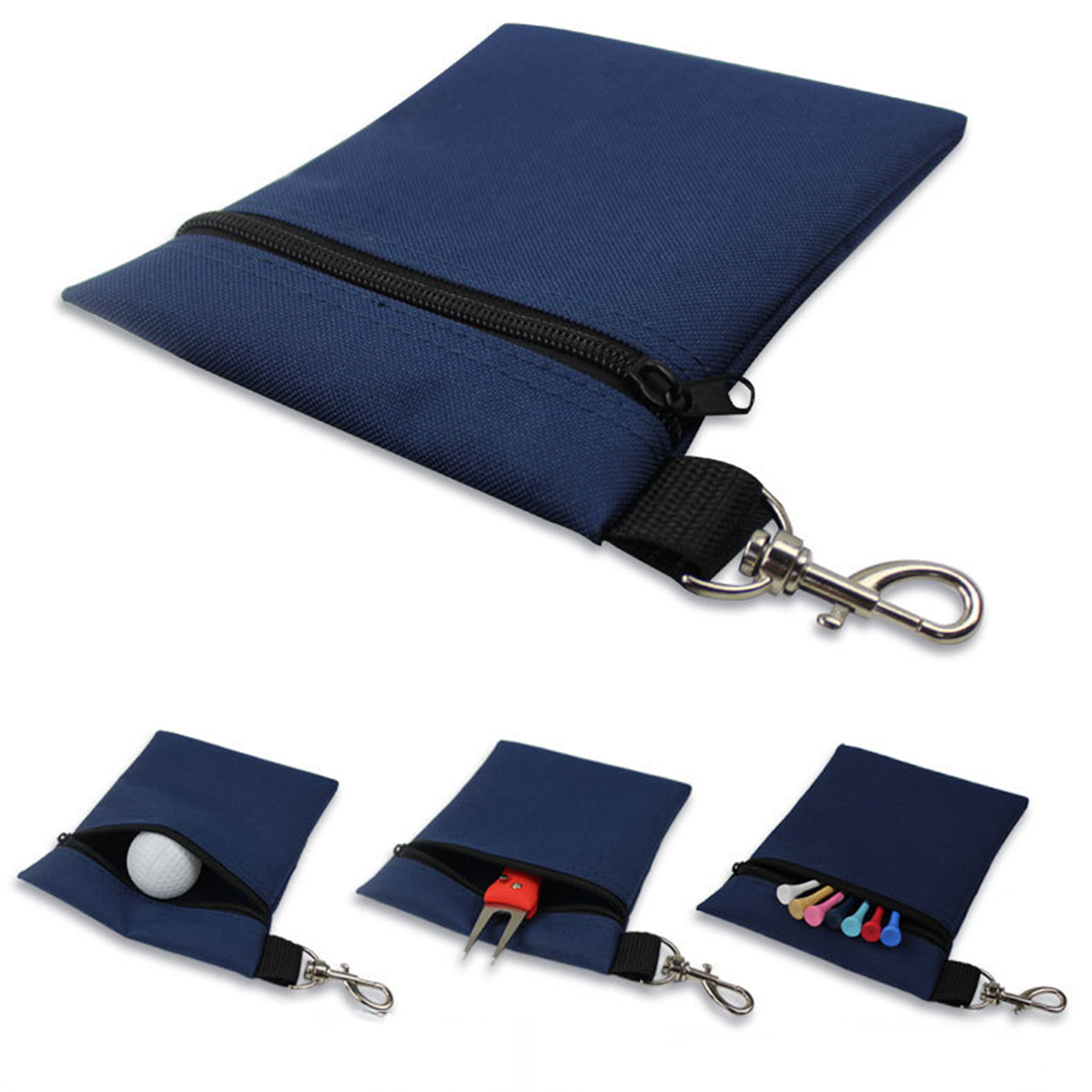 Golf Cleats Ball Tee Fork Tool Waist Bag Accessories 3