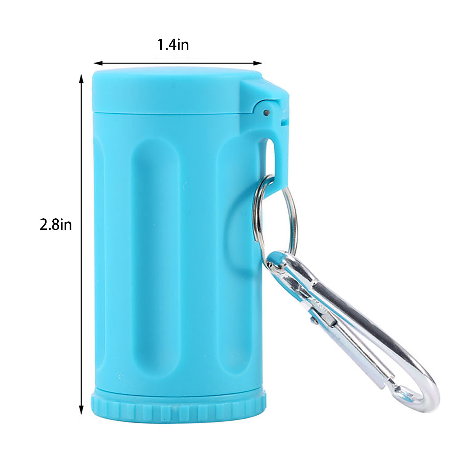 Outdoor Plastic Ashtray w/ Carabiner 6