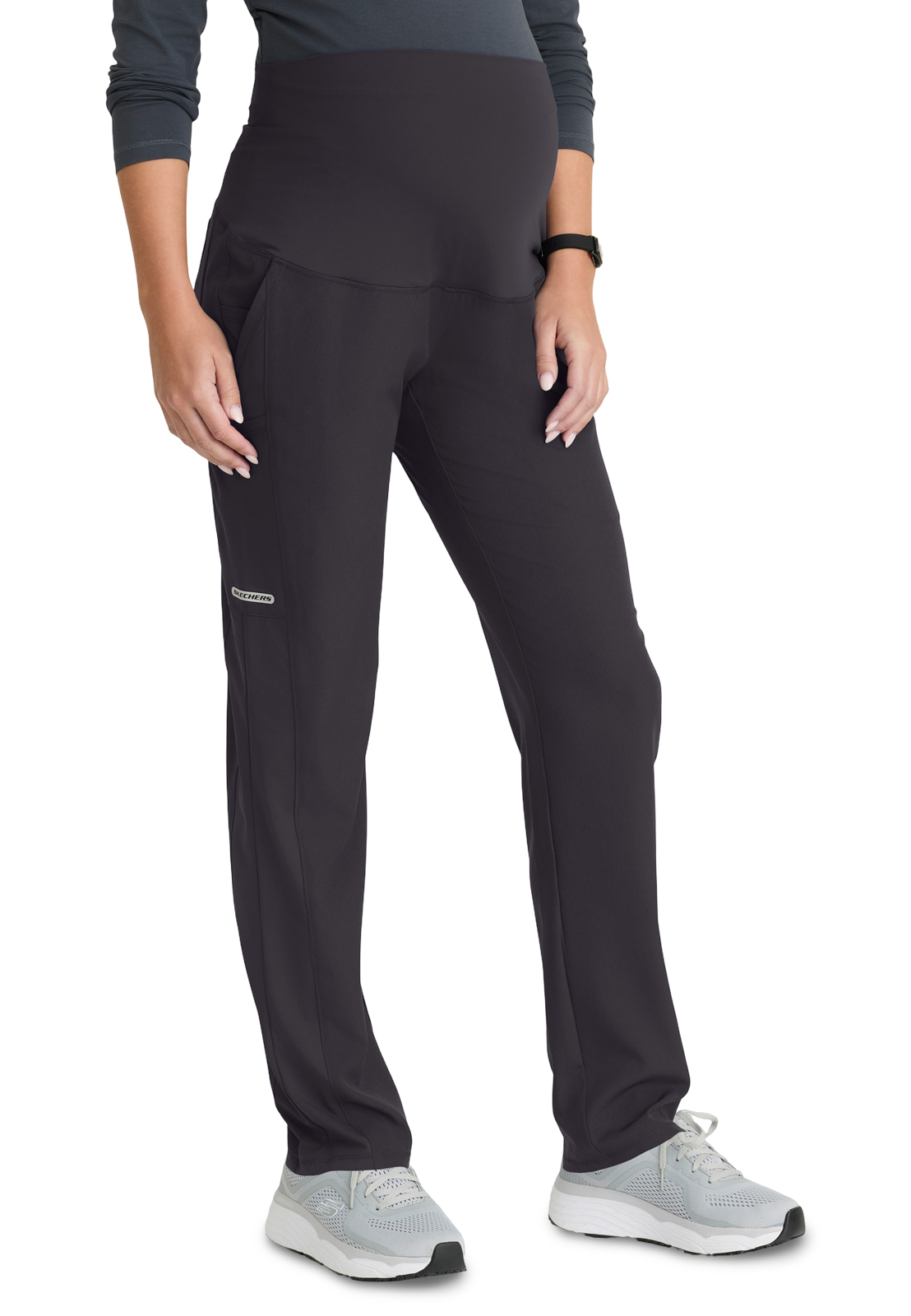 Skechers - Women's Seven-Pocket Knit Waistband Nurture Maternity Scrub Pant 9