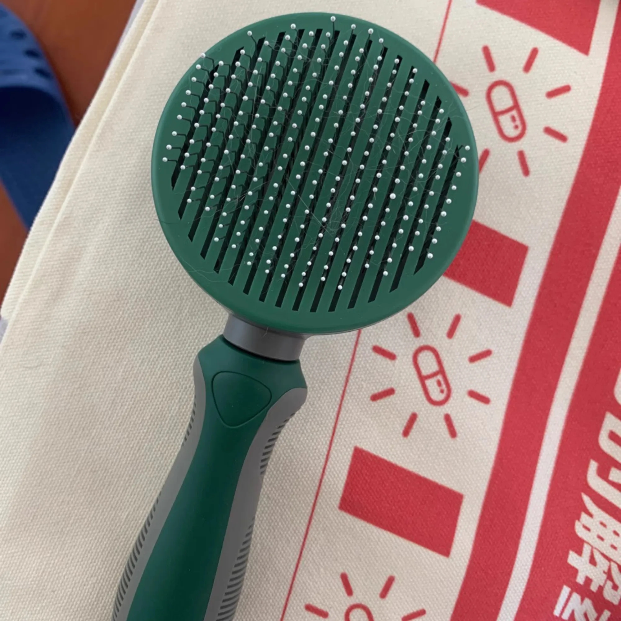 Pet comb grooming products automatic shedding comb 11