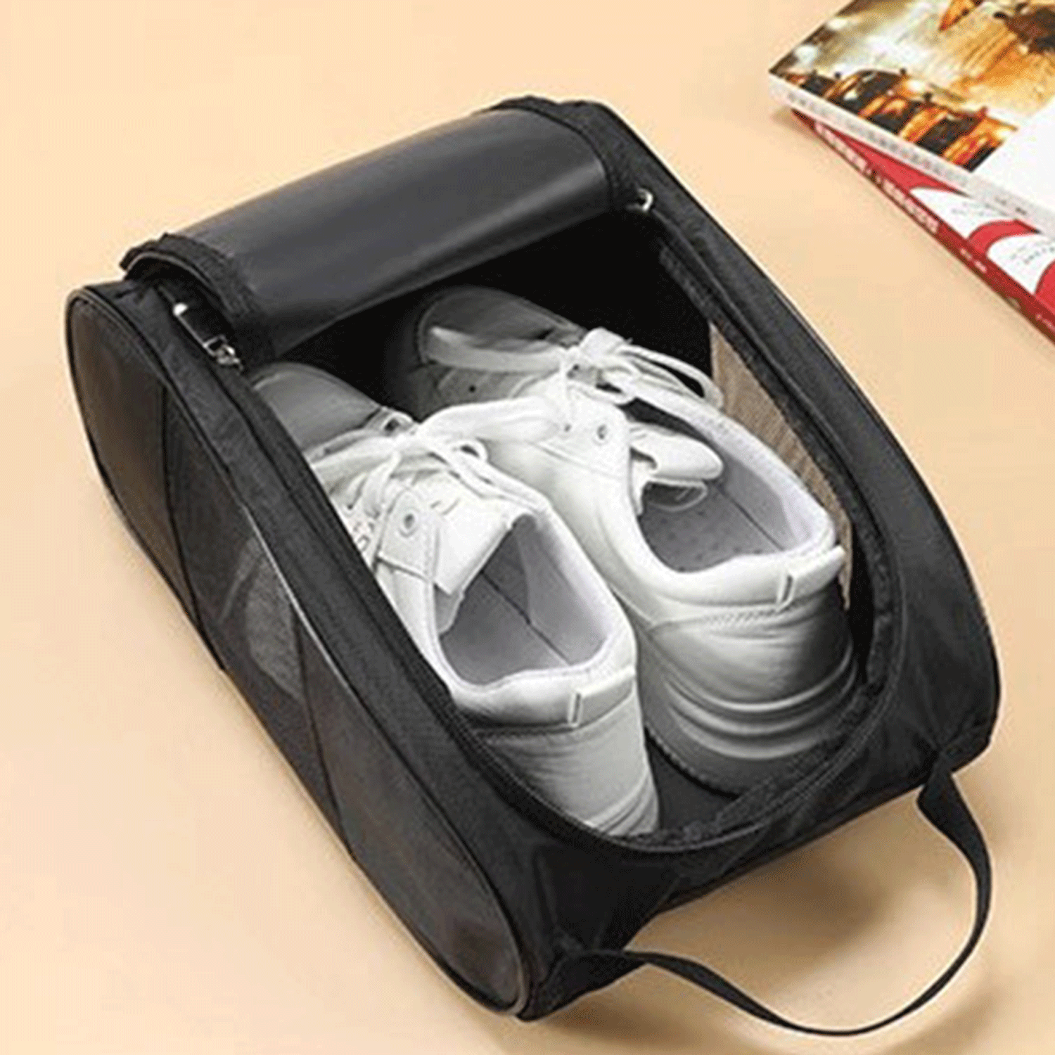 Business trip waterproof sports breathable shoe storage bag 5