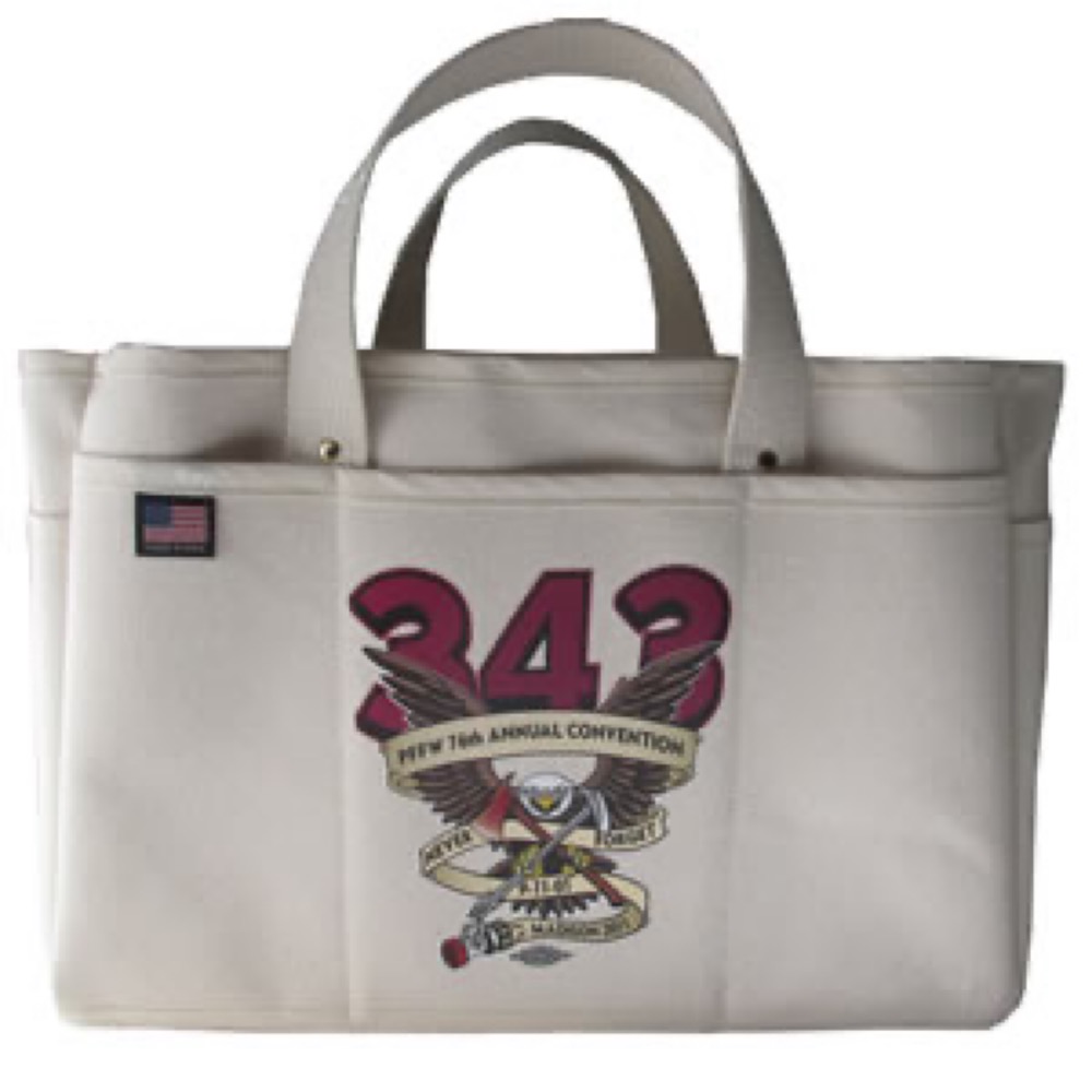 22 Oz. Natural Cotton Open Top Tool Bag 2