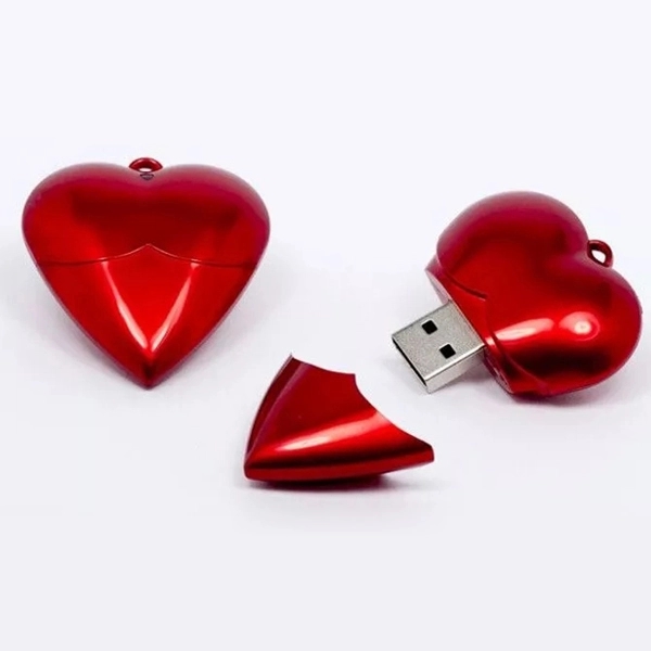 Heart Shaped USB Flash Drive 2