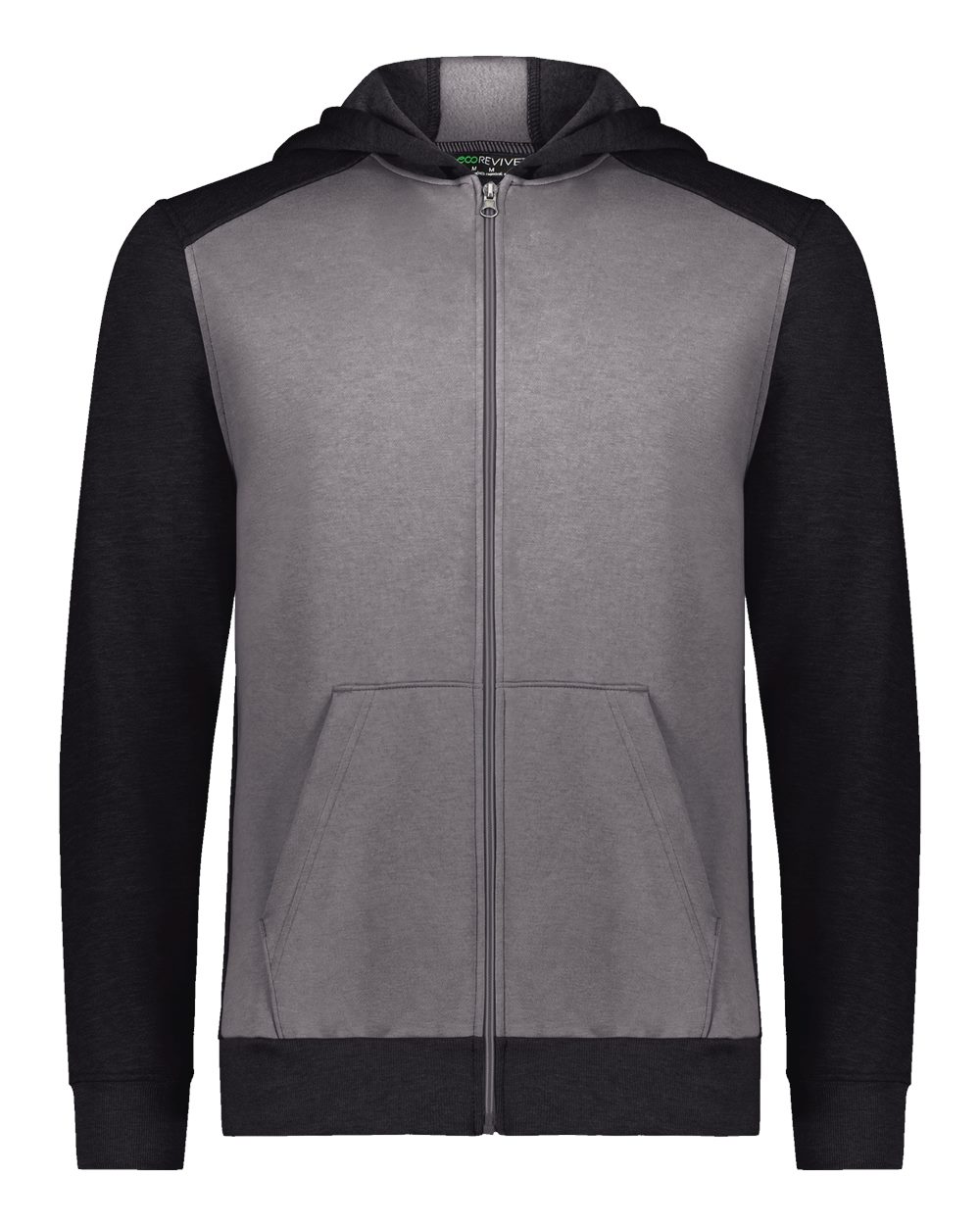 Youth Eco Revive™ Three-Season Triblend Fleece Full-Zip Hooded Sweatshirt - 6900 11