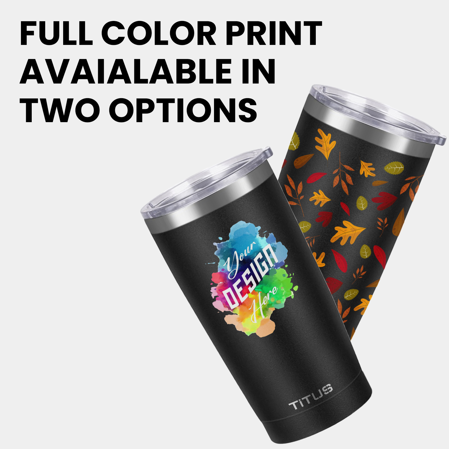 Premium 20 oz TiTUS® Double Wall Stainless Steel Insulated Tumbler 6