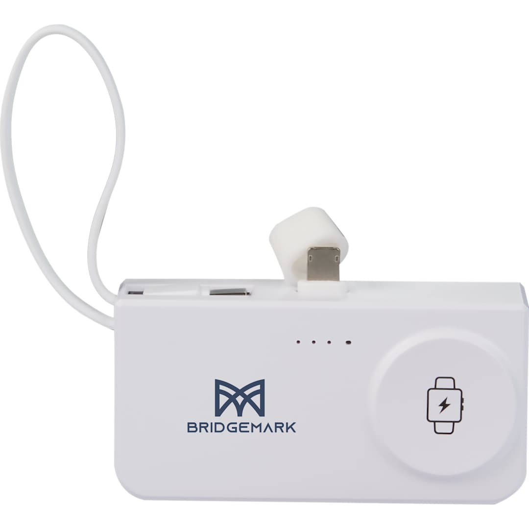 Hue Plus 5000 mAh Power Bank with Watch Charger 32