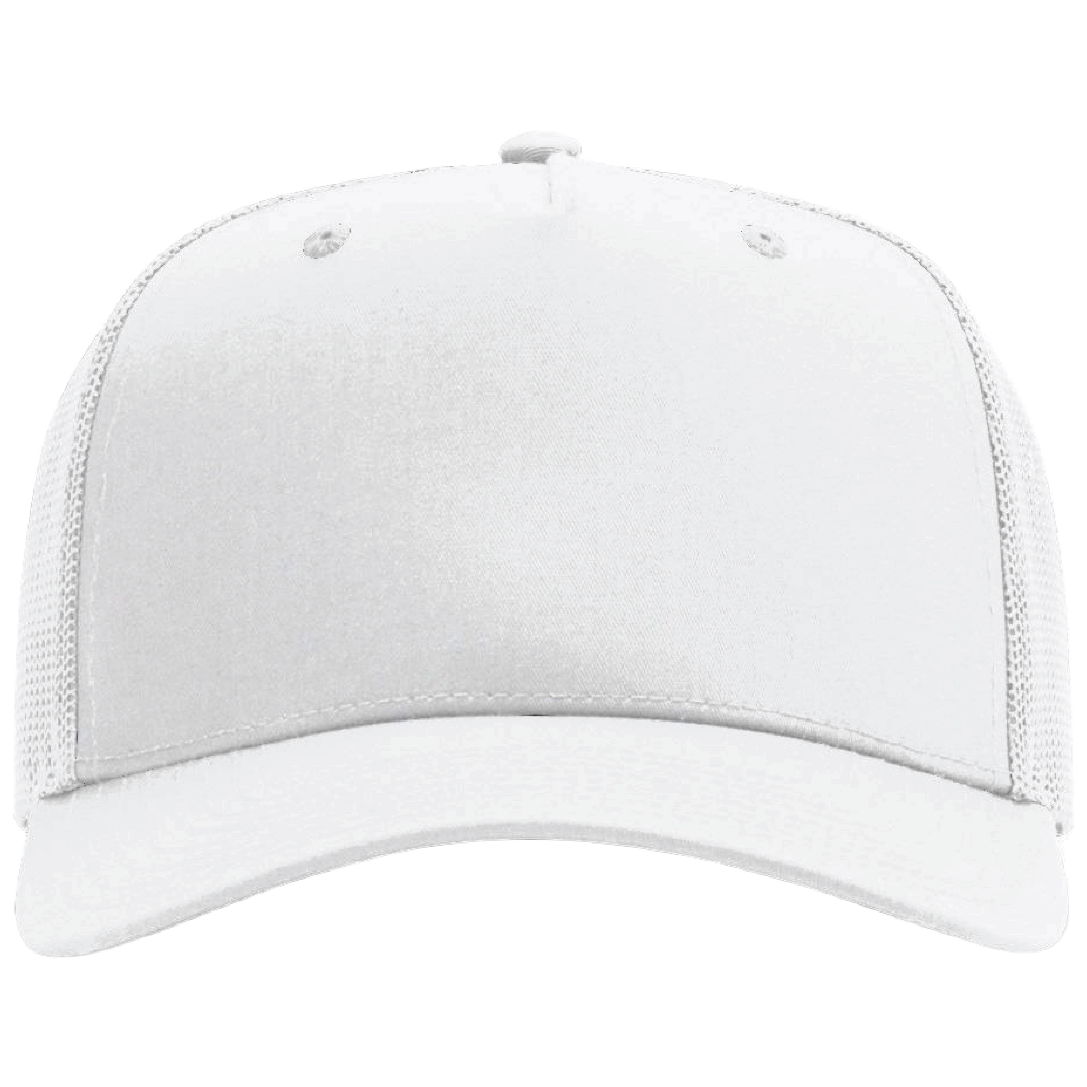 Richardson 112FPC Champ 5-Panel Snapback Trucker Hat w/Leatherette Adhesive Patches or Embroidery 1
