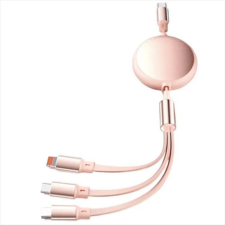 Type-C Port 3-In-1 Retractable Cable 4