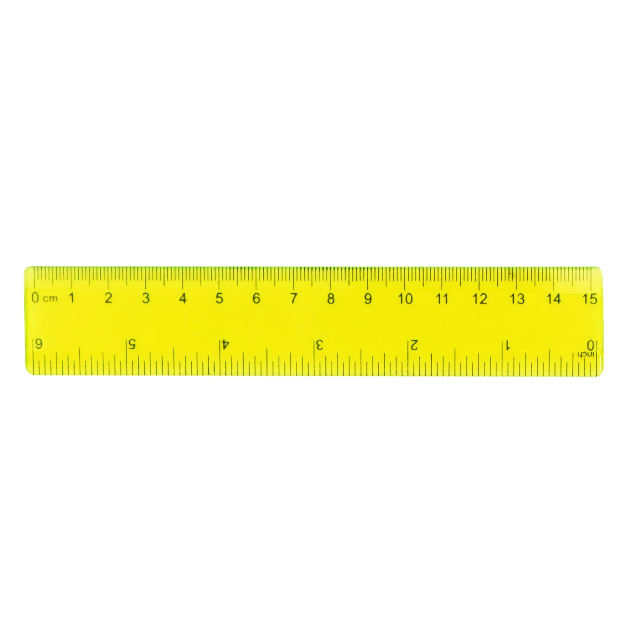 6-Inch Colored Transparent Ruler 4