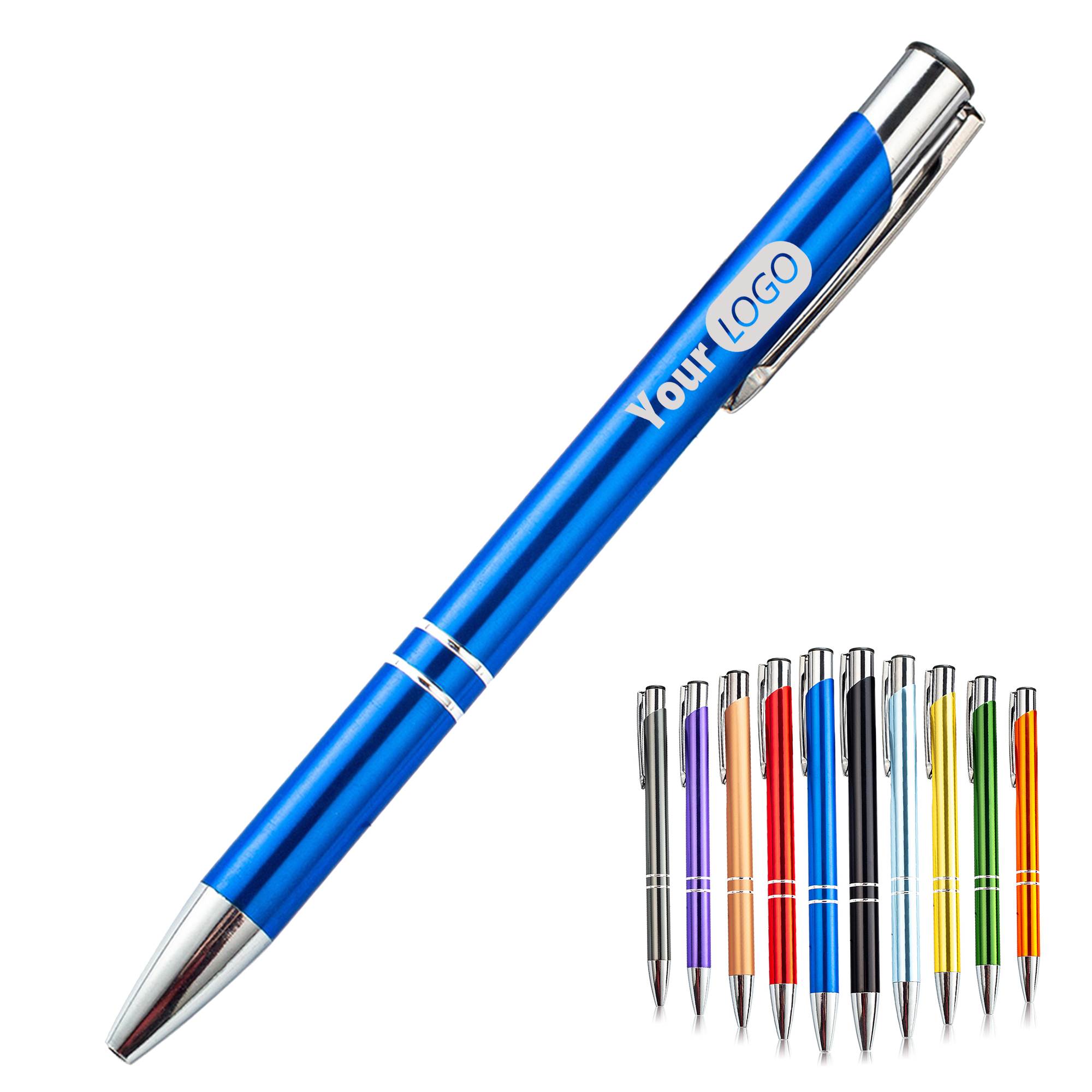 Sleek Metal Aluminum Ballpoint Pen 2