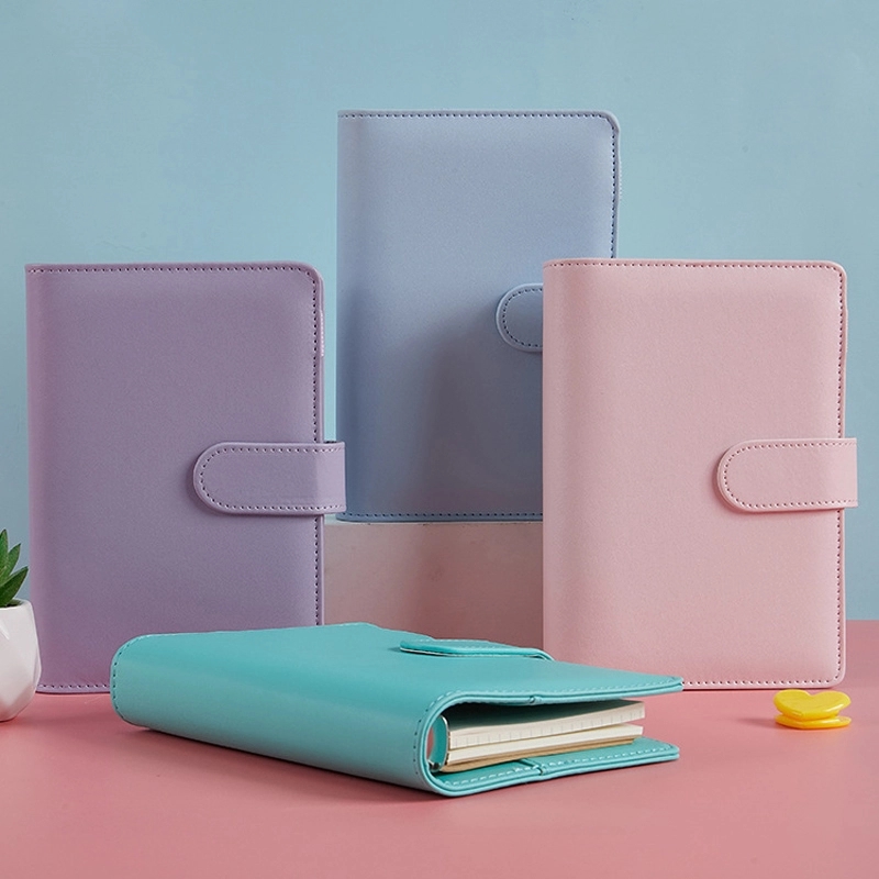 PU Leather A6 Business Travel Journal Diary Binder Notebook 2