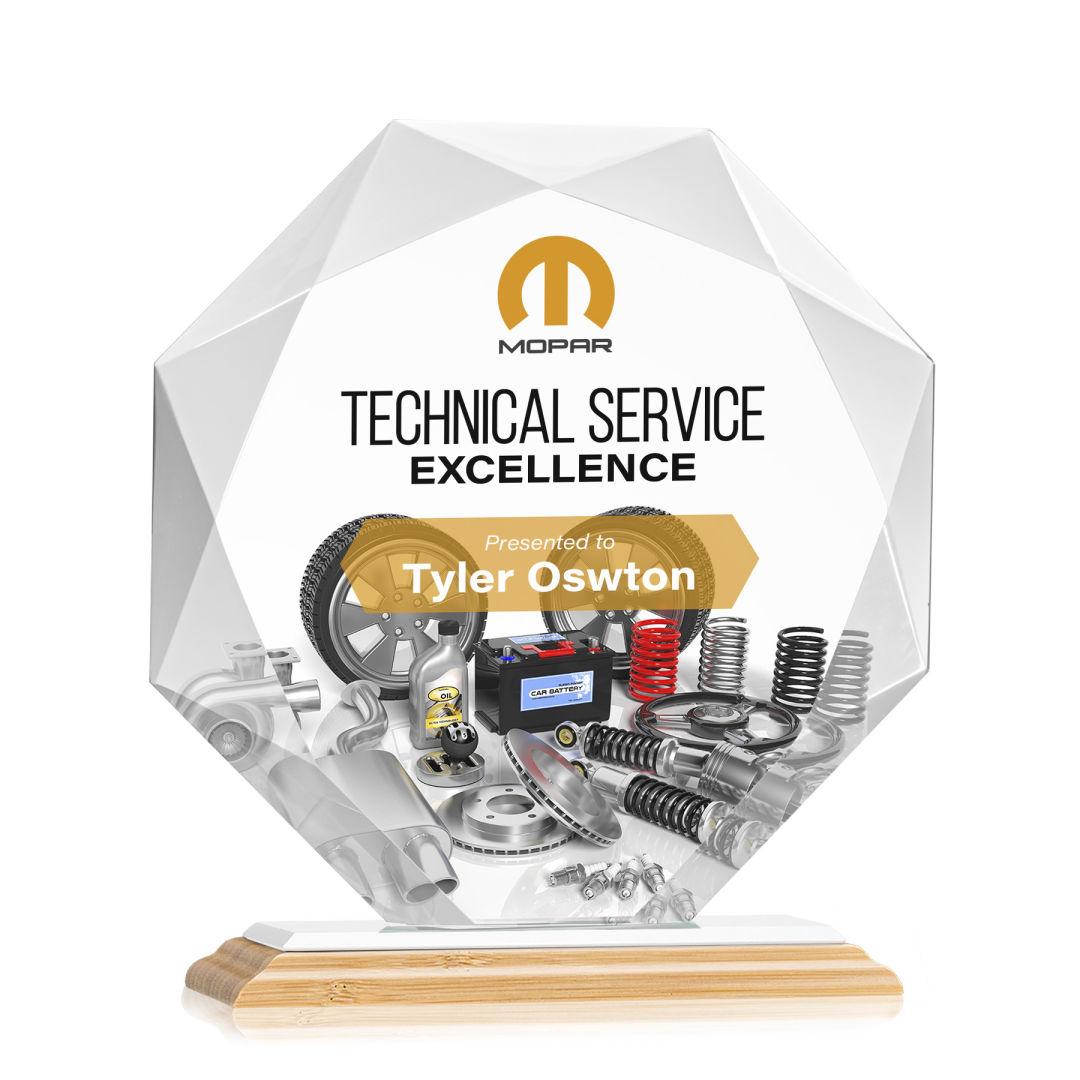 Kitchener VividPrint™ Award - Bamboo/White 6