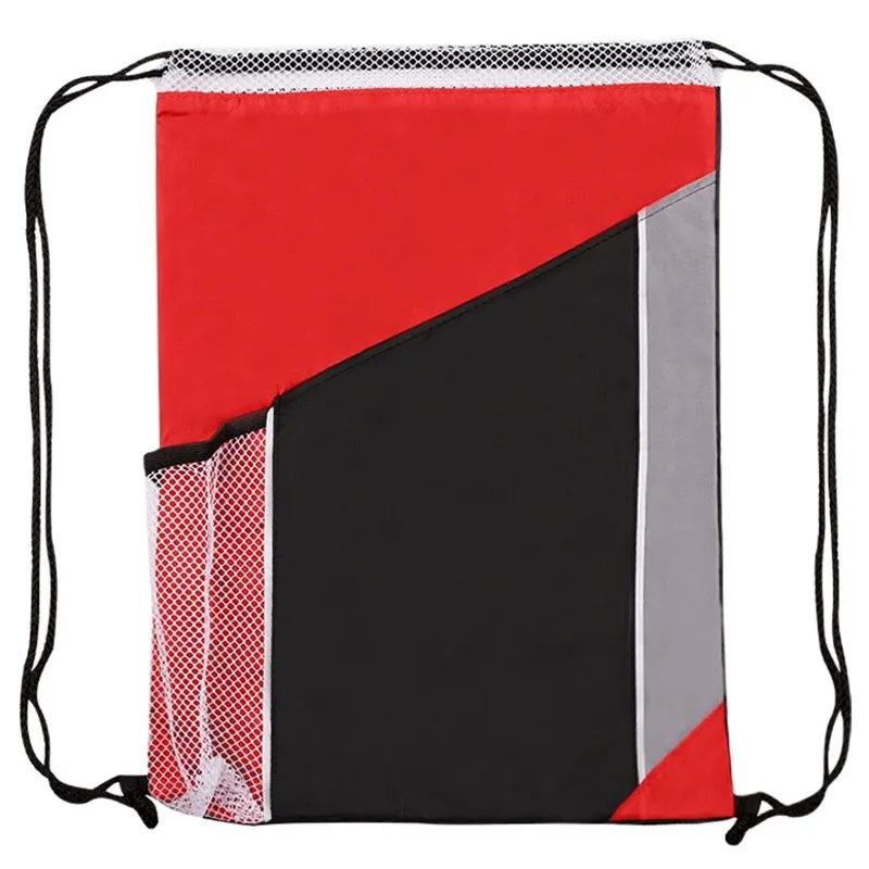 Tri-Color Drawstring Sports Backpack 3