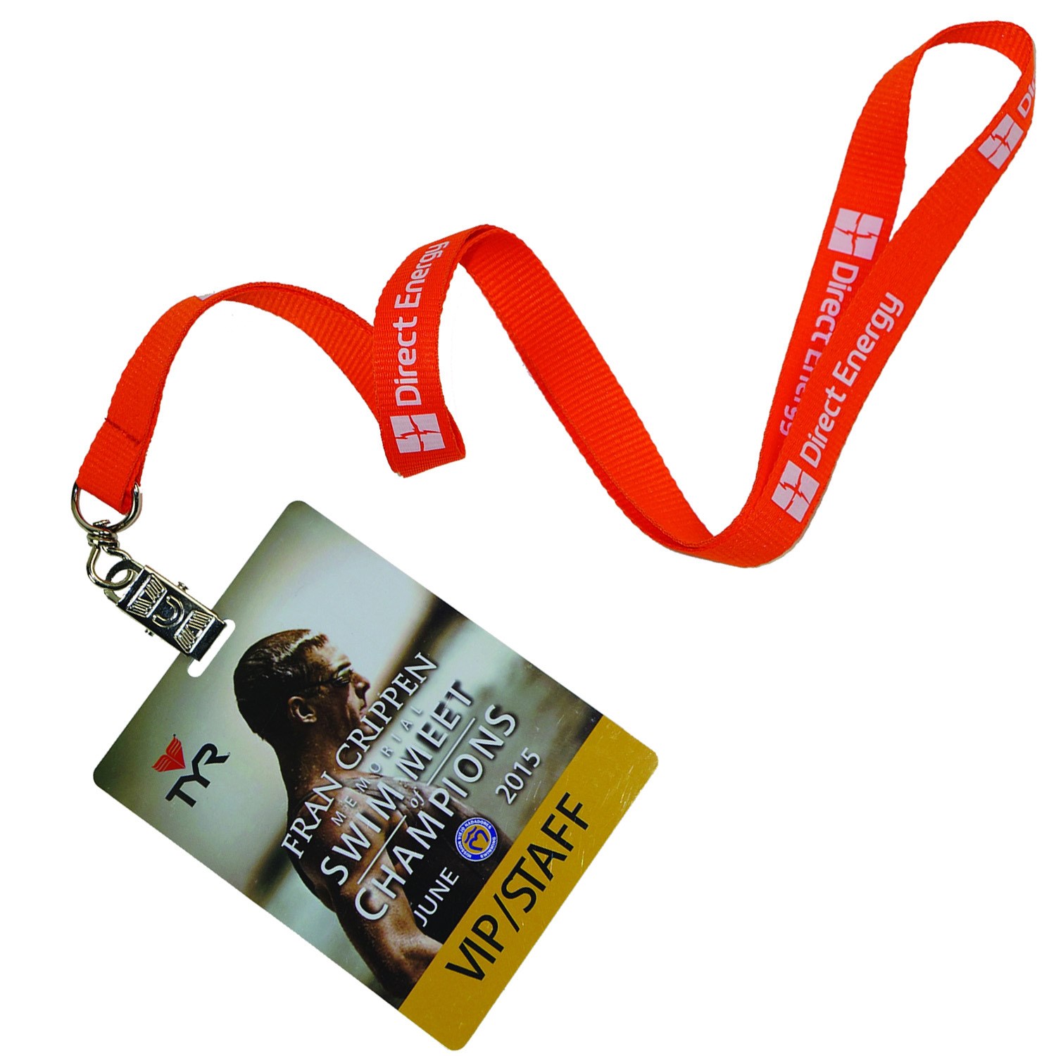 5/8 inch Polyester Lanyards w/ PVC Card 2