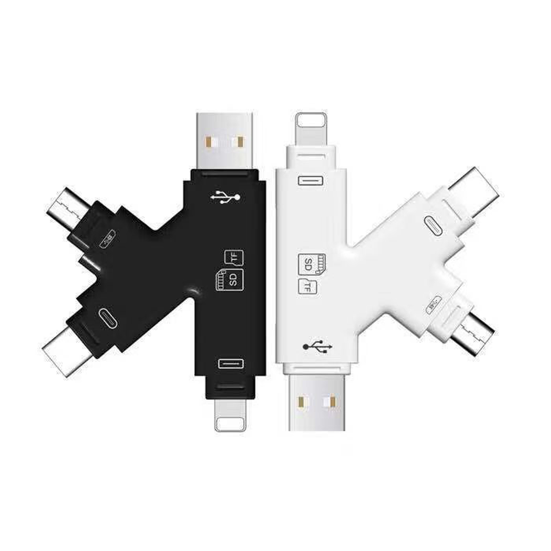 4-in-1 USB-C SD Card Reader Adapter for Laptops and Tablets 2