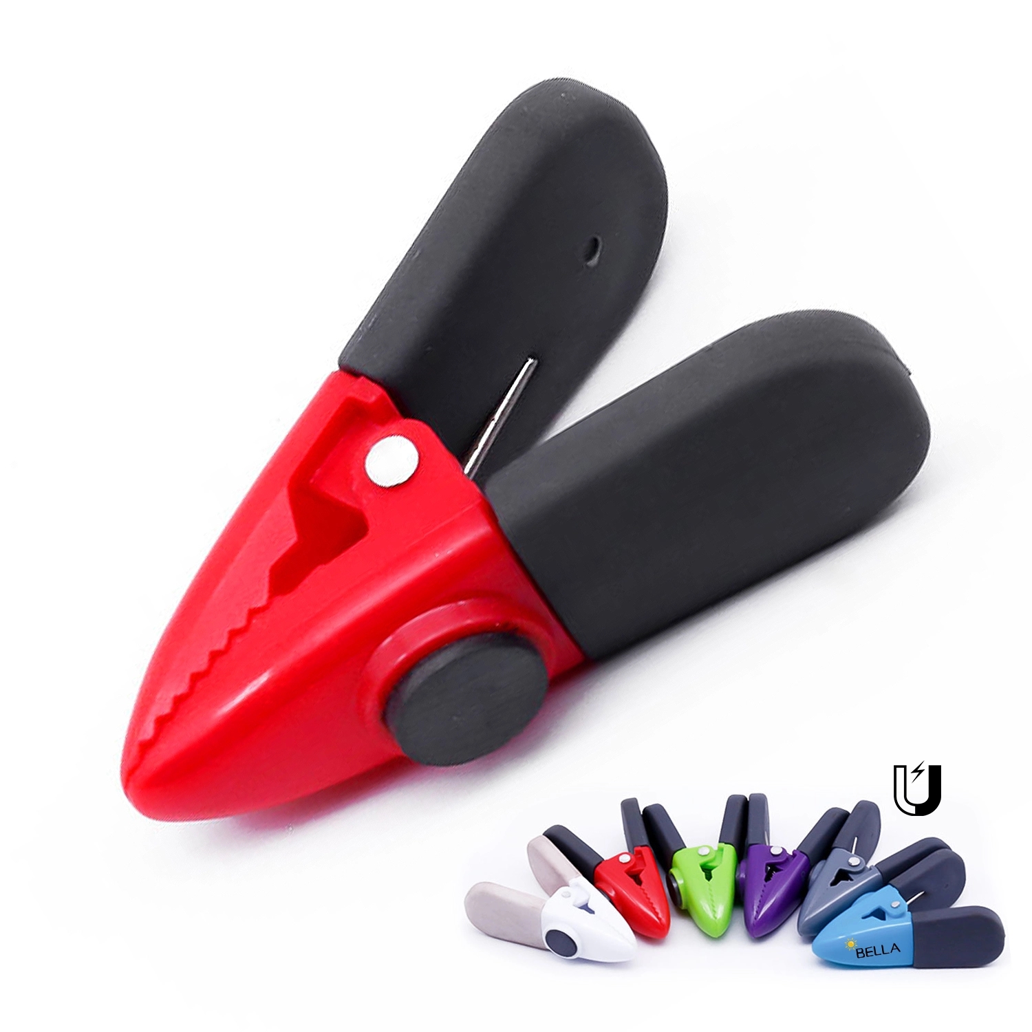 Kitchen Magnetic Plastic Bag Clips 2