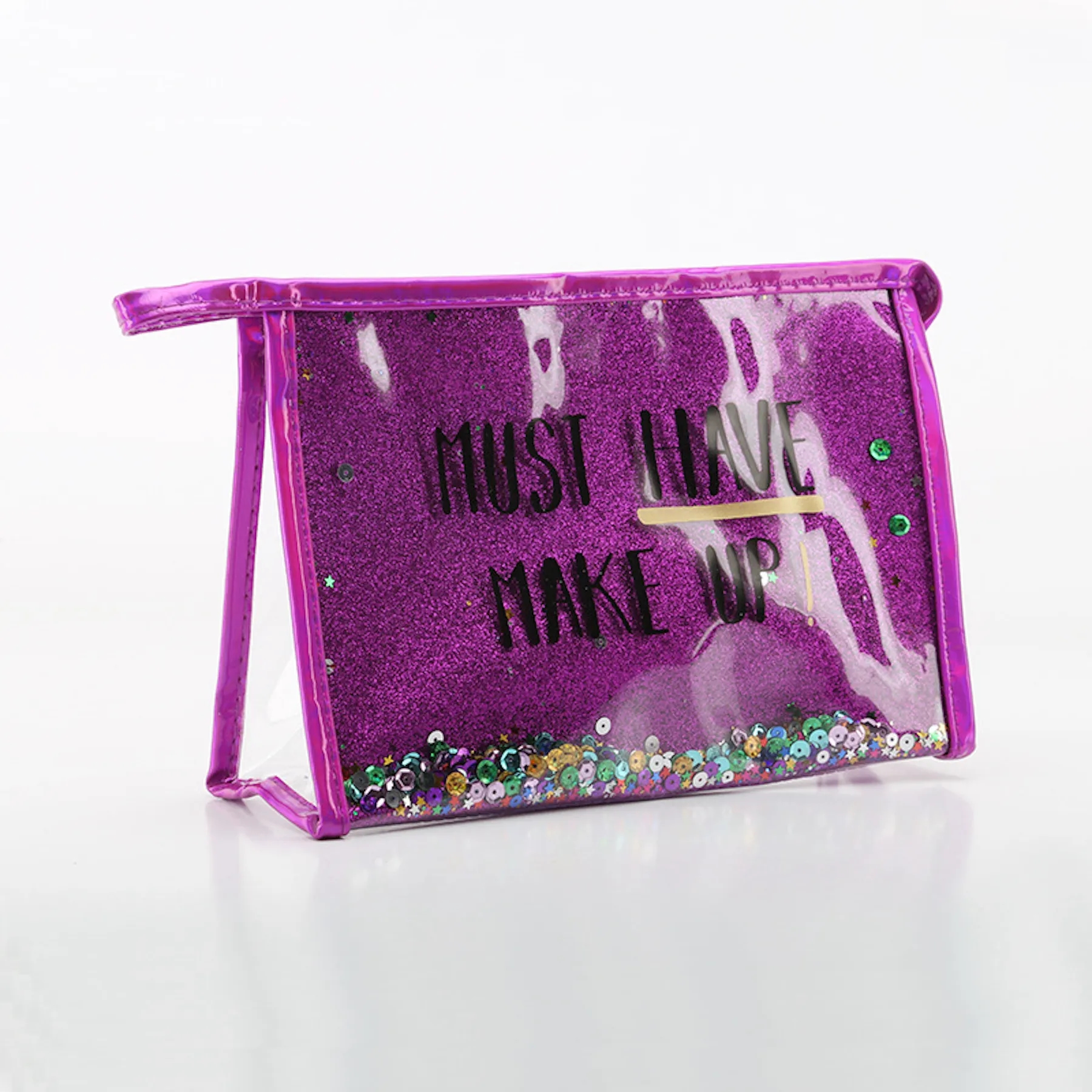 Fashion Creative Sequin Glitter Toiletry Pouch Cosmetic Bag 4