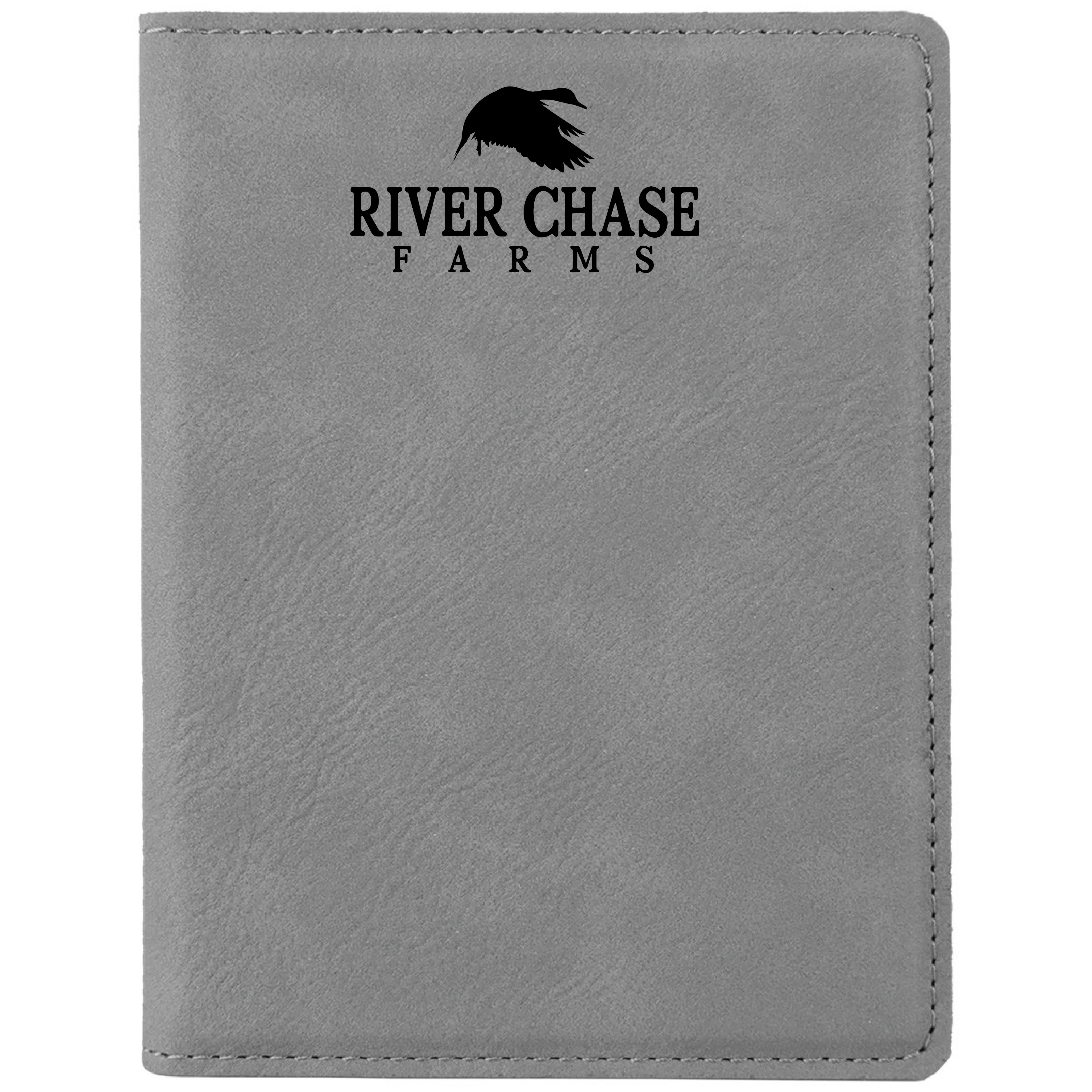 Gray Leatherette Passport Holder 5